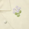 Yellow Flower Embroidered Knit Cardigan Yellow Flower Embroidered Knit Cardigan