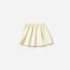 Yellow Satin Sequin Flower Skirt Yellow Satin Sequin Flower Skirt