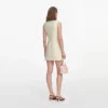 Yellow Taffeta Bow Mini Dress Yellow Taffeta Bow Mini Dress