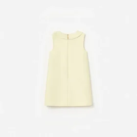 Yellow Taffeta Shift Dress