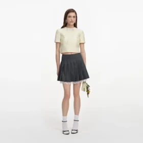 Yellow Taffeta Top