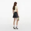Yellow Taffeta Top