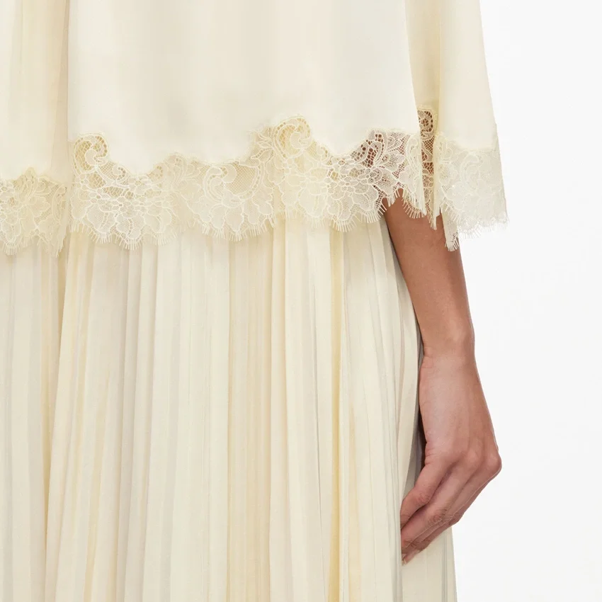 Yellow Tie Neck Cape Maxi Dress Yellow Tie Neck Cape Maxi Dress