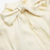 Yellow Tie Neck Cape Maxi Dress Yellow Tie Neck Cape Maxi Dress