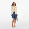 Yellow Viscose Knit Tie Top Yellow Viscose Knit Tie Top
